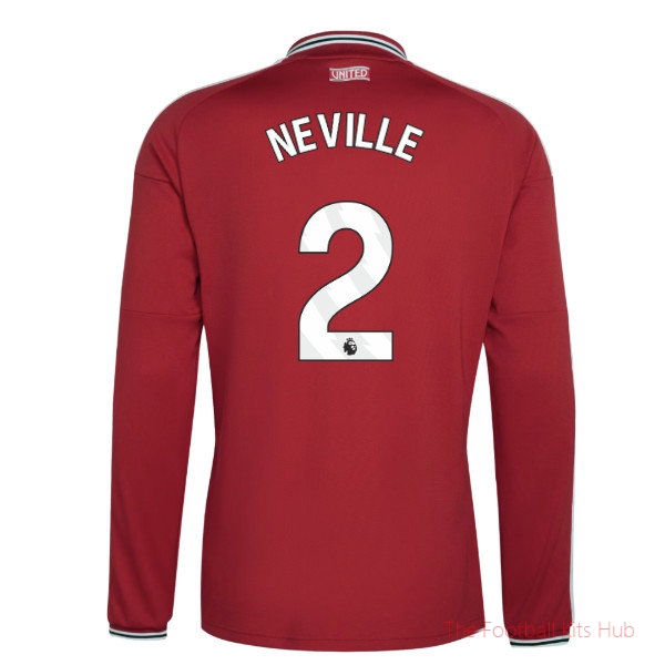 Matchday Man Utd 2026-2027 Long Sleeve Home Shirt (Neville 2)