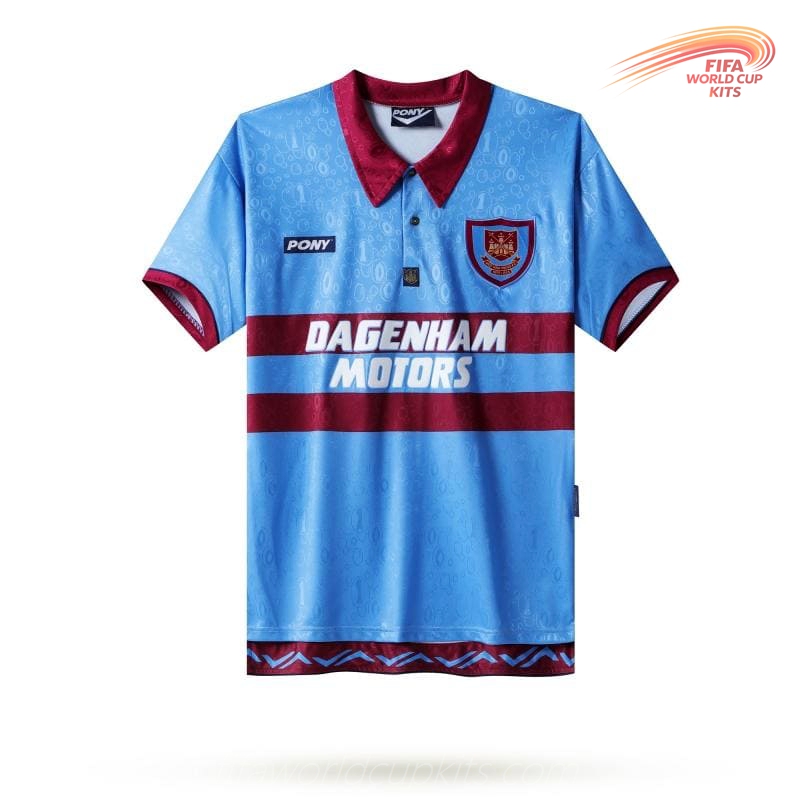 Westham Football Shirt 95-97 Secondary