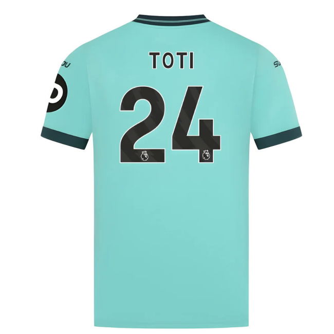 2025-2026 Wolves Away Match-Grade - Classic Rare Find Toti 24 Adu#321