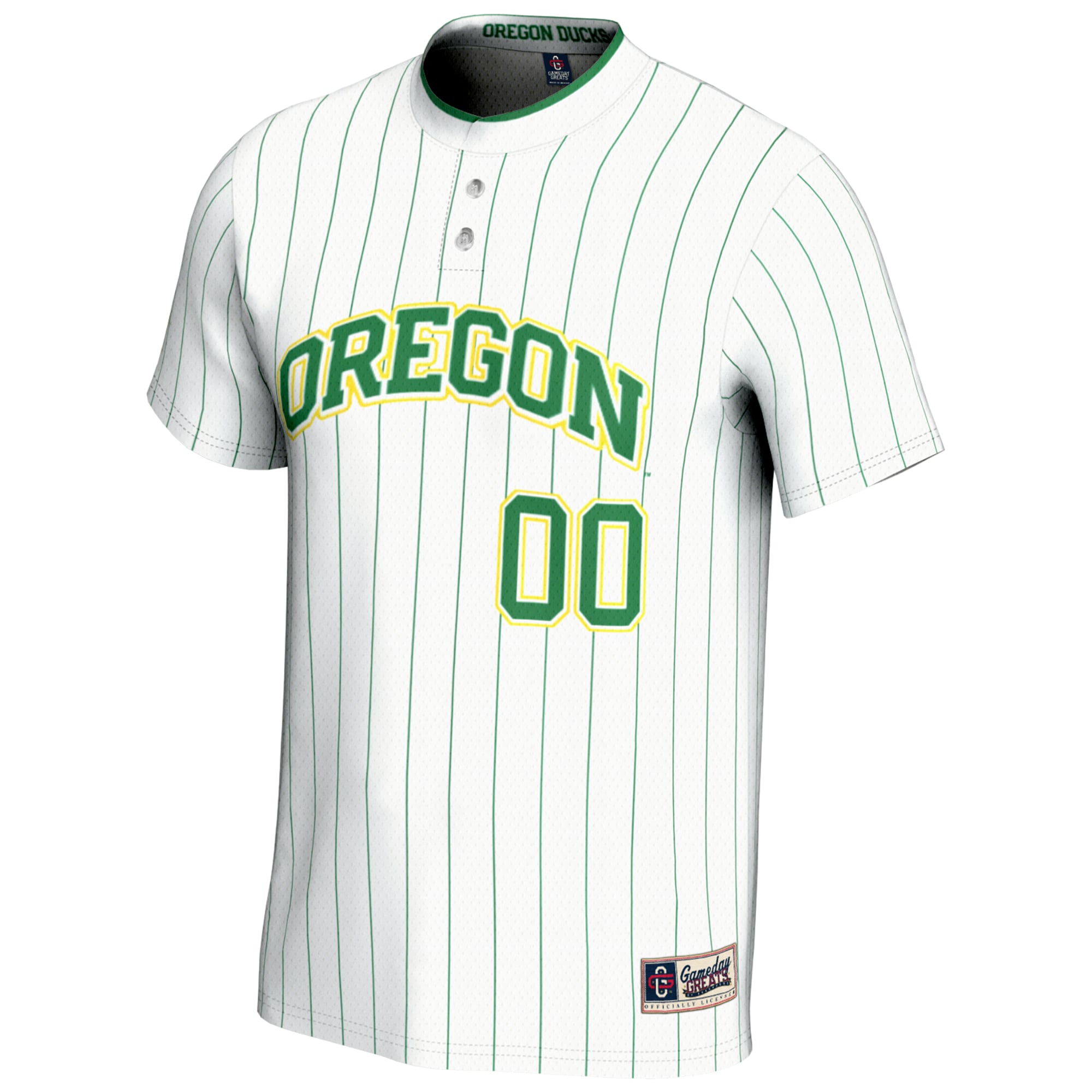 Oregon Ducks GameDay Greats NIL Pick-A-Player Lightweight Softball Jersey - White