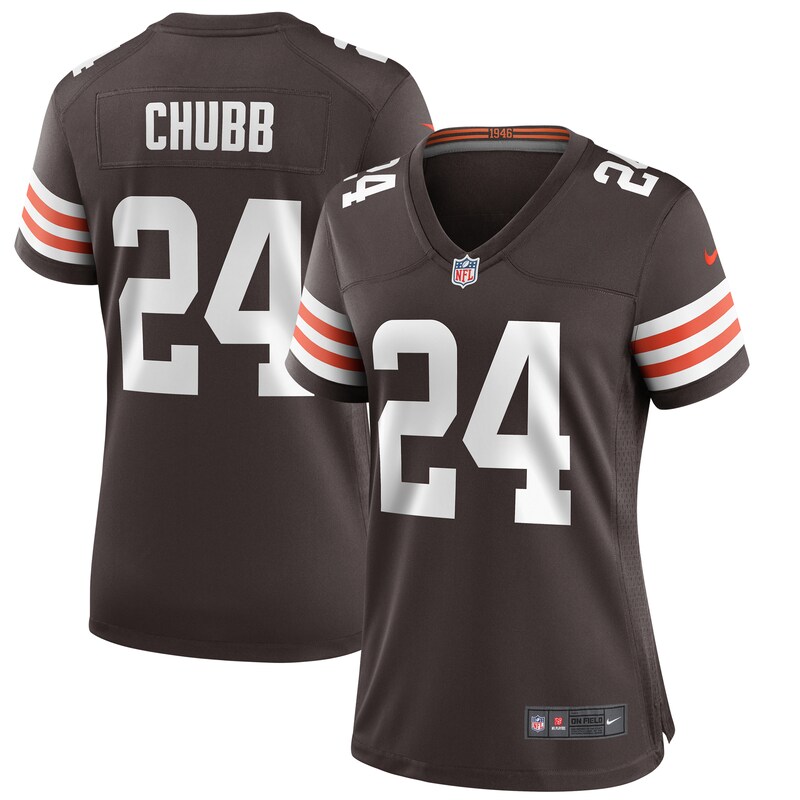 None Nick Chubb Star Player CLE Browns Premium Material Jersey