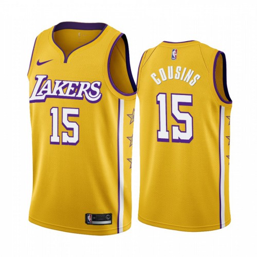 Lakers Yellow Angeles Lakers #15 Nike Jersey - Economical Quality