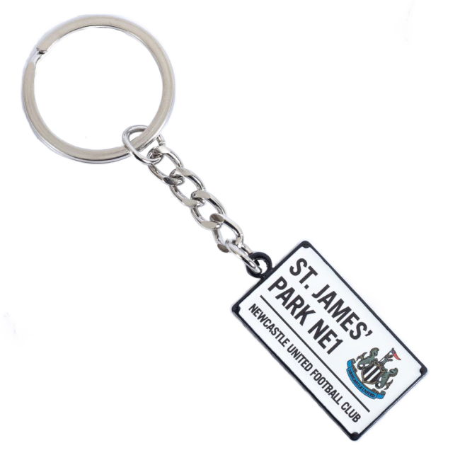 Men's Newcastle United FC Street Sign Keyring