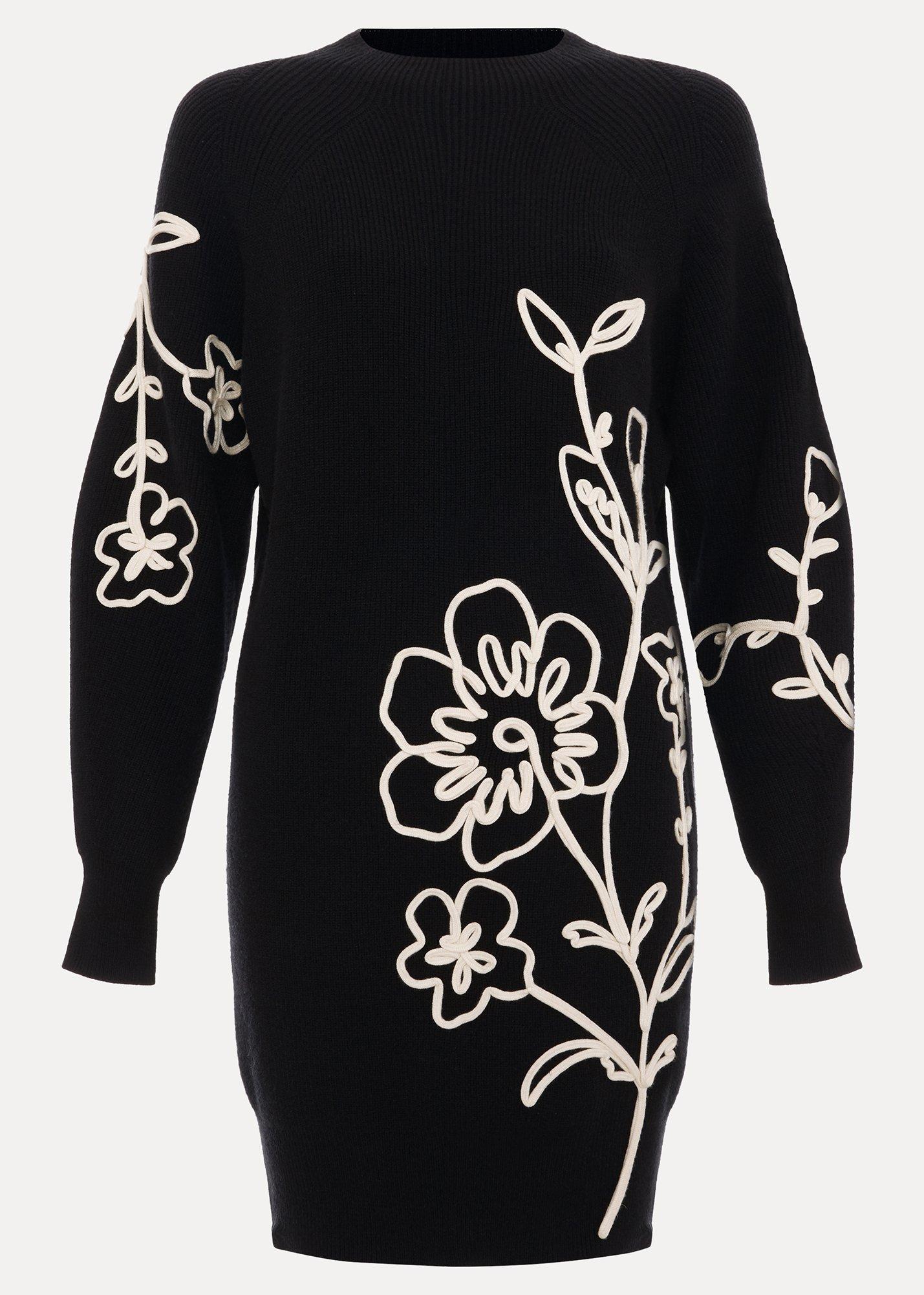 Rosa Jumper Dress With Applique Detail