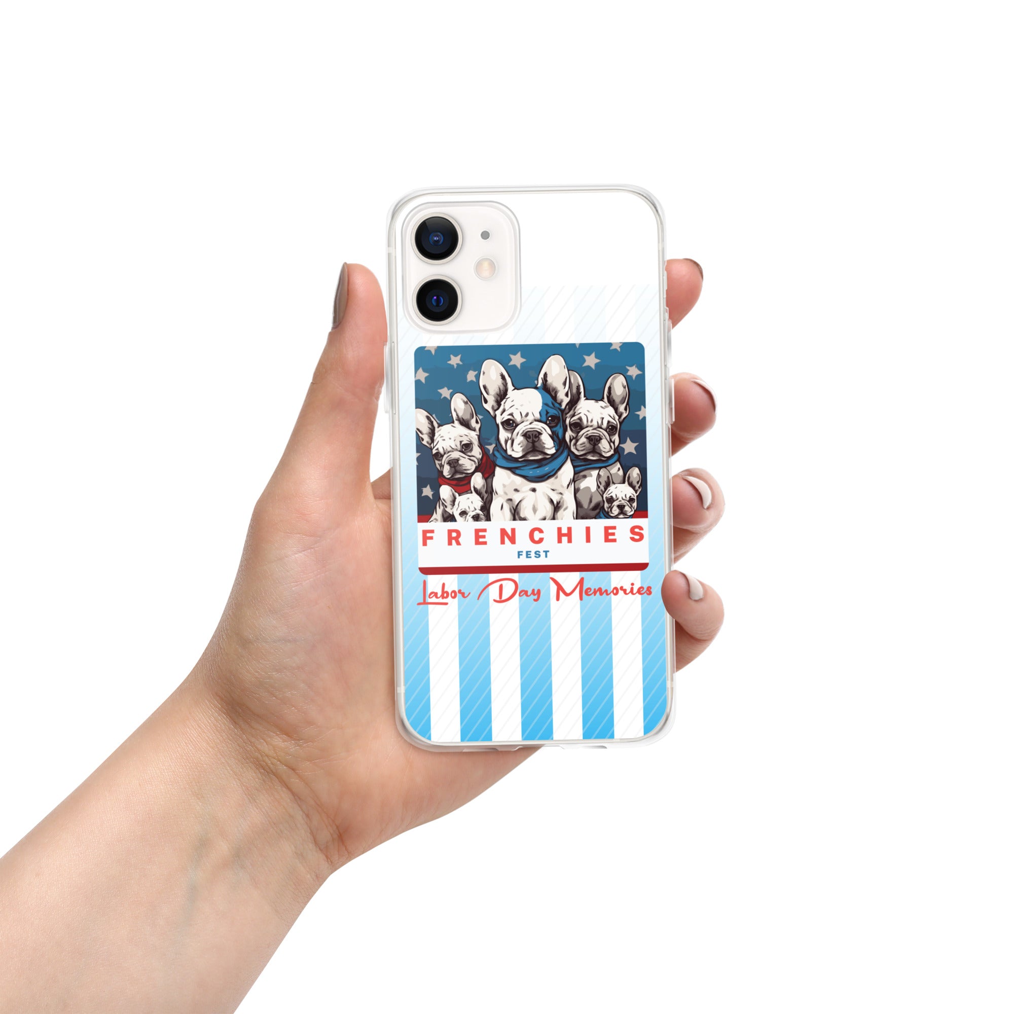 Stylish Labor Day - Clear Case For Iphone® for French Bulldog Lovers