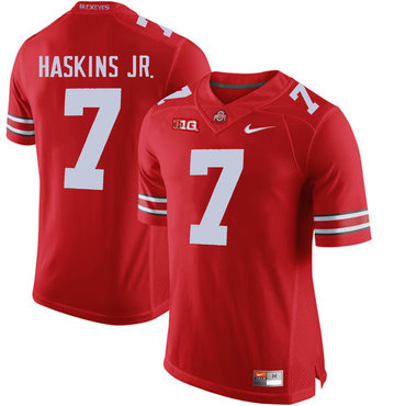 Men's OSU Buckeyes Red 2024 premium Dwayne Haskins #7 game jersey