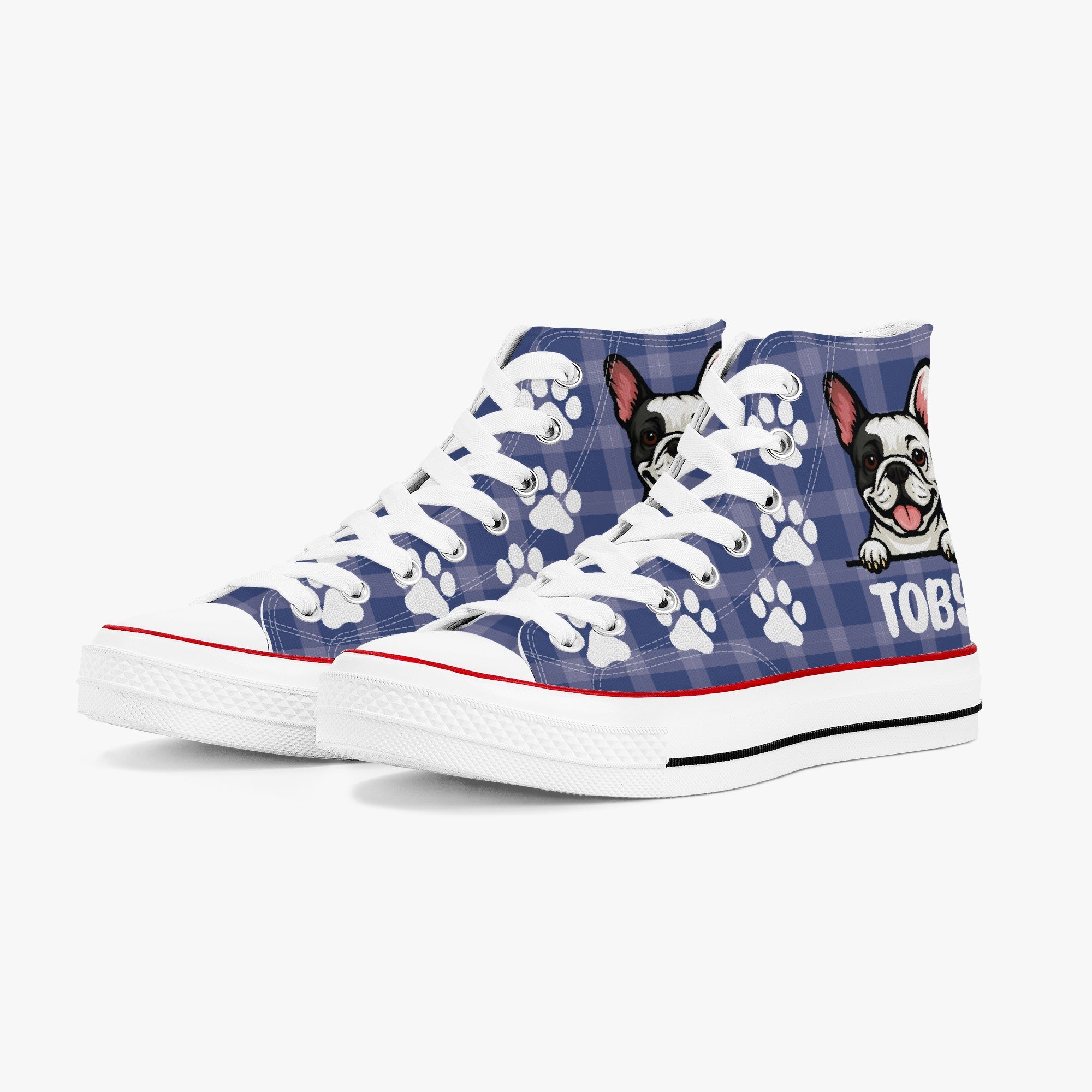 Nina - Personalized High-Top Canvas Shoes
