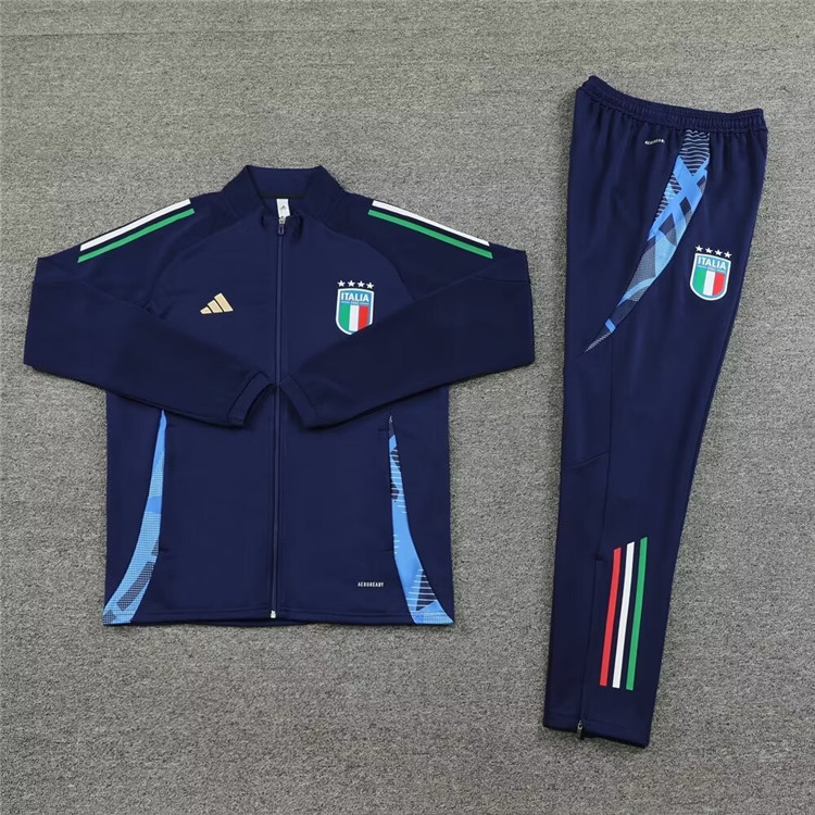 Genuine Professional Grade 2024 Italy Jacket Suit - Navy Blue