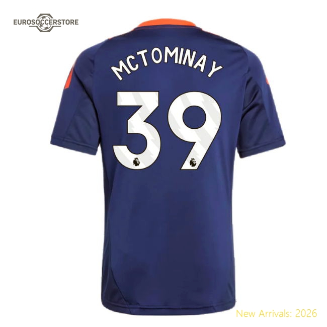 2024-2025 Man Utd Kids Soft Mctominay Jersey Drycell Quick-dry