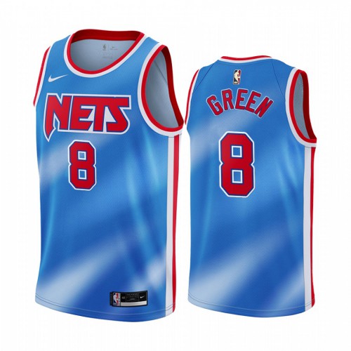 Blue BKN Brooklyn Nets #8 Nike High-Quality Jersey NBA Fan Apparel