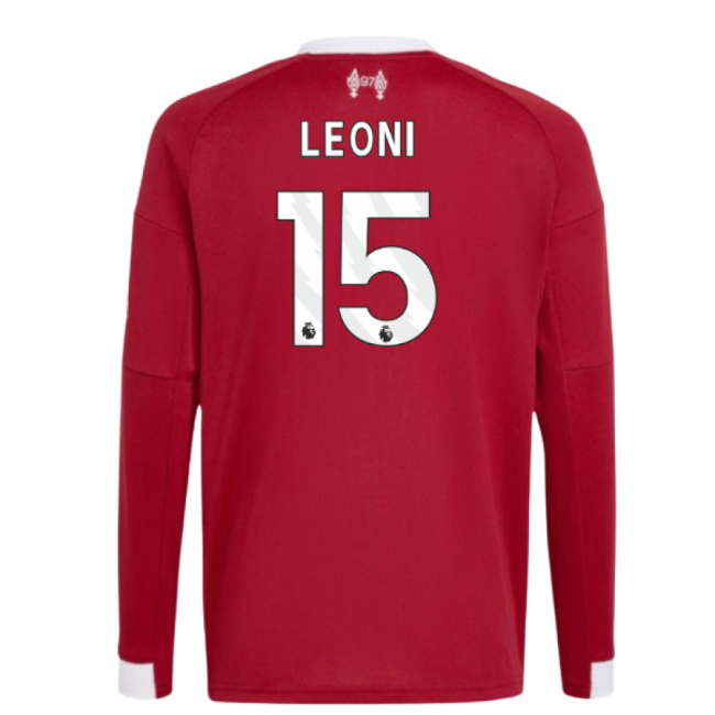 soccer jersey 2025-2026 Liverpool Long Sleeve Home Shirt (Kids) (Le...