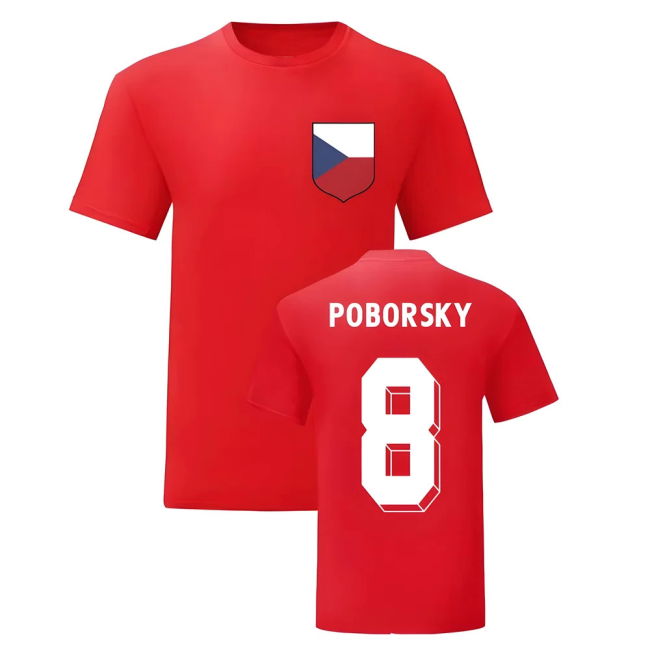 Authentic Karel Poborsky Czech Authentic Durable Jersey