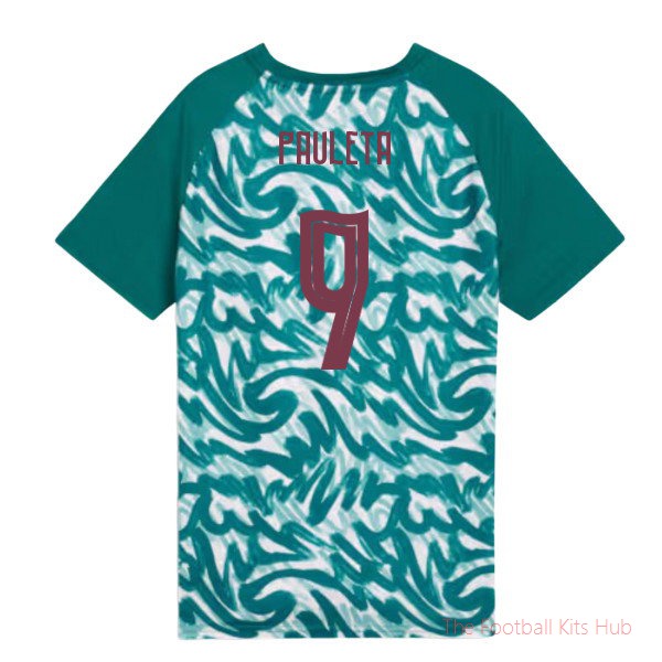 2026-2027 Portugal Warm Up Jersey (Green) - Kids (Pauleta 9)