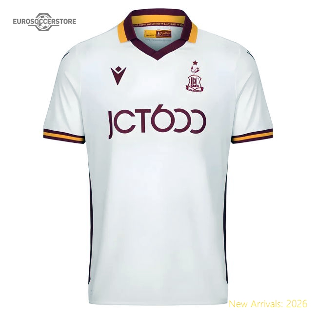 Luxury 2023-2024 Bradford City Away Shirt - Official Edition