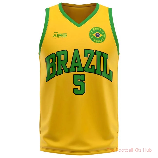 Brazil Home Concept Basketball Shirt - Baby