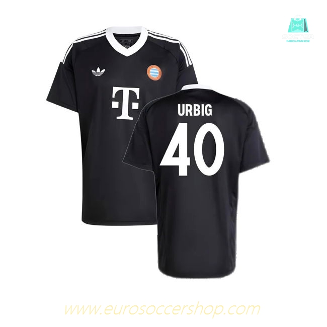 2024-2025 Bayern Munich Third Goalkeeper Shirt (Black) (Urbig 40)