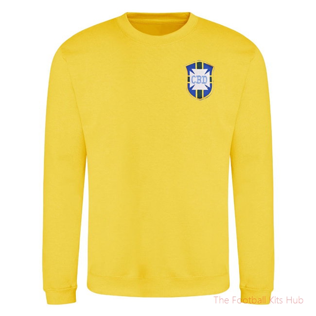 Men Brazil National Team Sweatshirt (Yellow)