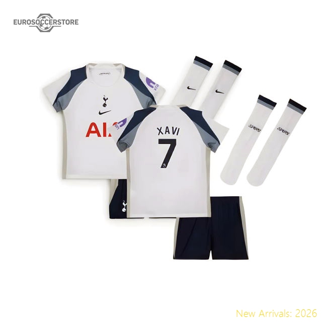 2025-2026 Spurs Home Little Kids Mini Kit (xavi 7) - Cost-effective