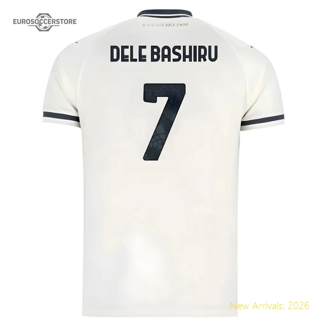 Performance 2025-2026 Lazio Away Shirt - Kids (Dele Bashiru 7)