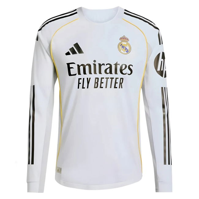 2025-2026 Real Madrid Authentic Home Jersey | High Quality Discounted