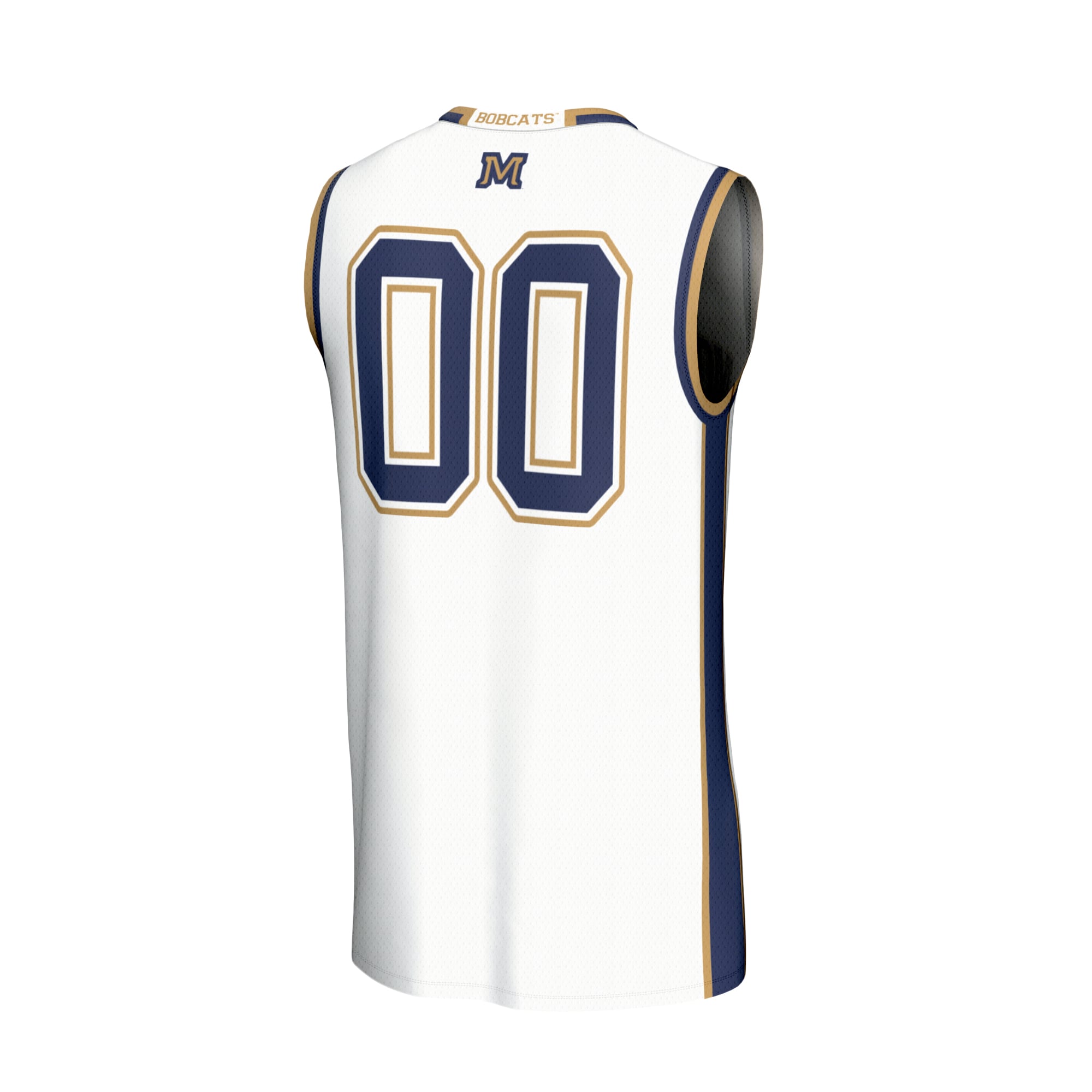 Montana State Bobcats GameDay Greats Unisex Lightweight Basketball Fashion Jersey - White