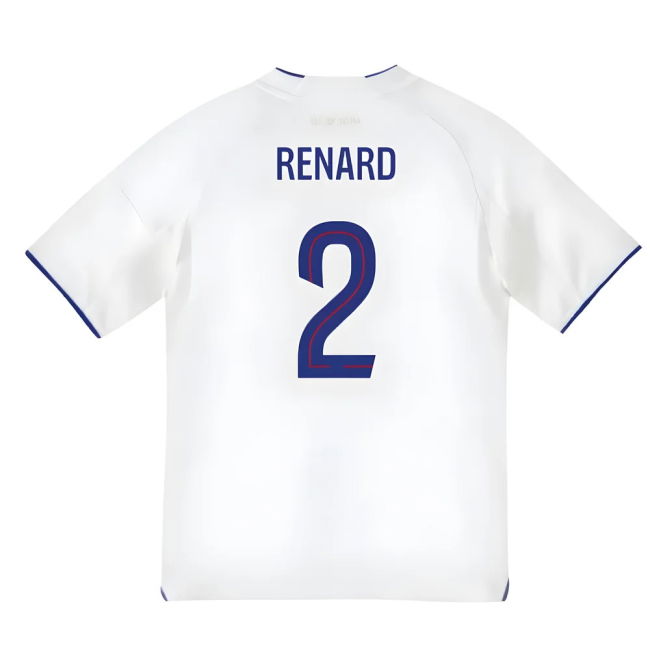 Lyon Olympique Lyon Home Shirt Kids Renard #2 Superior Craftsmansh...