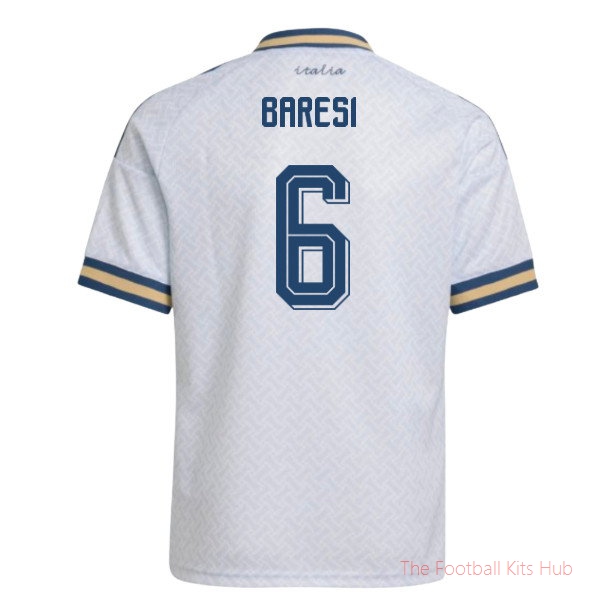 2026-2027 Italy Away Shirt (Kids) (Baresi 6)