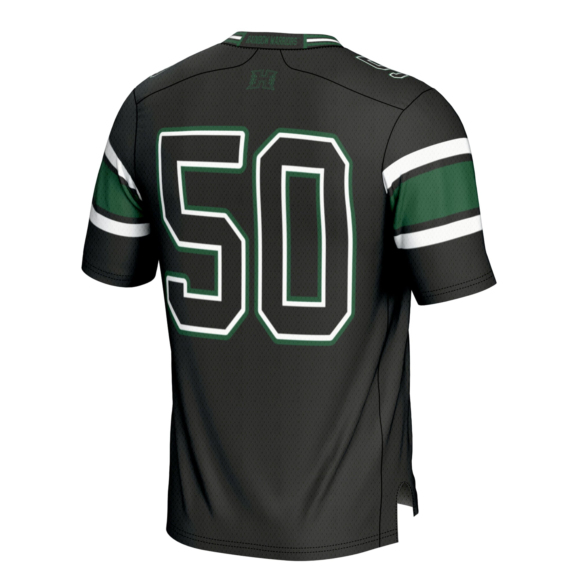 #1 Hawaii Rainbow Warriors GameDay Greats Football Jersey - Black