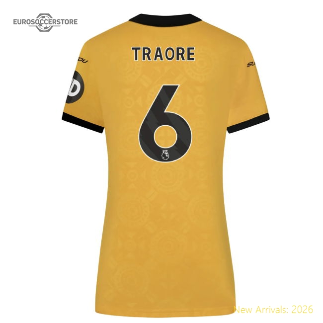 S Wolverhampton Wanderers Female 2025 Home Jersey Supporter Supporter Game Day Game Day Apparel