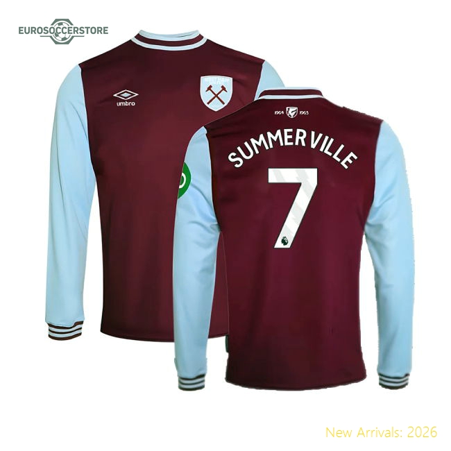 Comfortable Kids West Ham Summerville Jersey 2024-2025 Tag-free