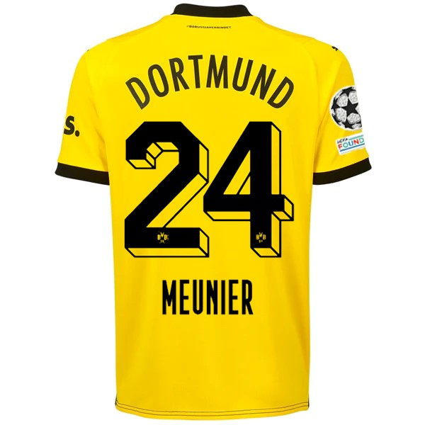 Borussia Dortmund Meunier 2023-2024 UCL Home Jersey – Authentic Shirt