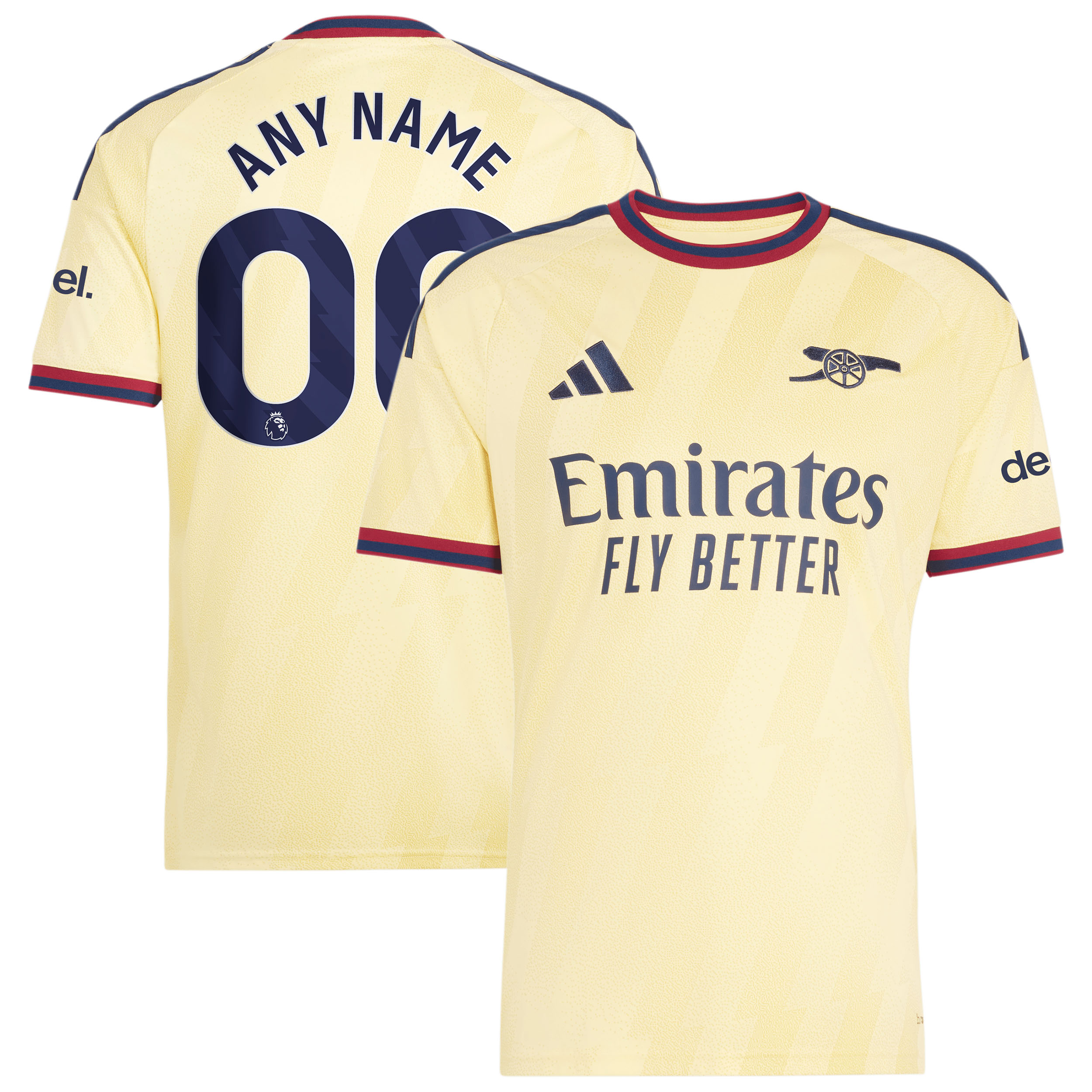 [SJH] Arsenal 2026/27 Third Replica Custom Jersey - Yellow