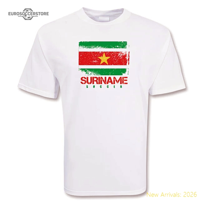 Suriname Soccer T-shirt - Official Design - Fan Collection