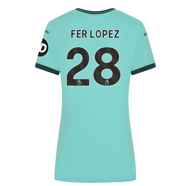 2025-2026 Wolves Away Kit (Womens) (Fer Lopez 28)