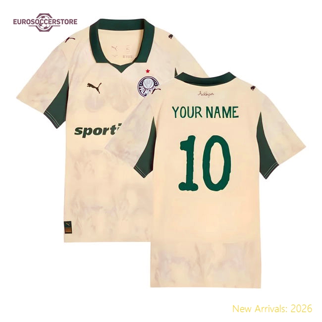 S Palmeiras Female 2025 Shirt Football Fan Apparel Match Day Essential