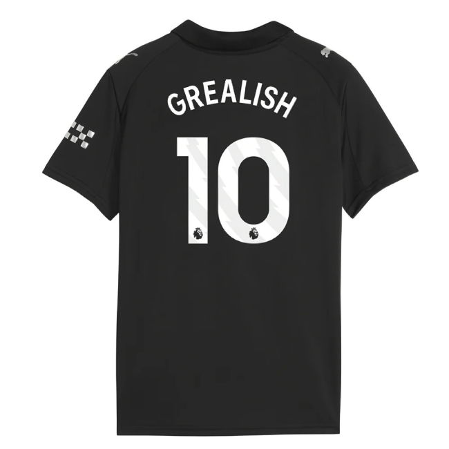 2025-20 Man City Soccer Jerseys top-grade Away Shirt - Kids