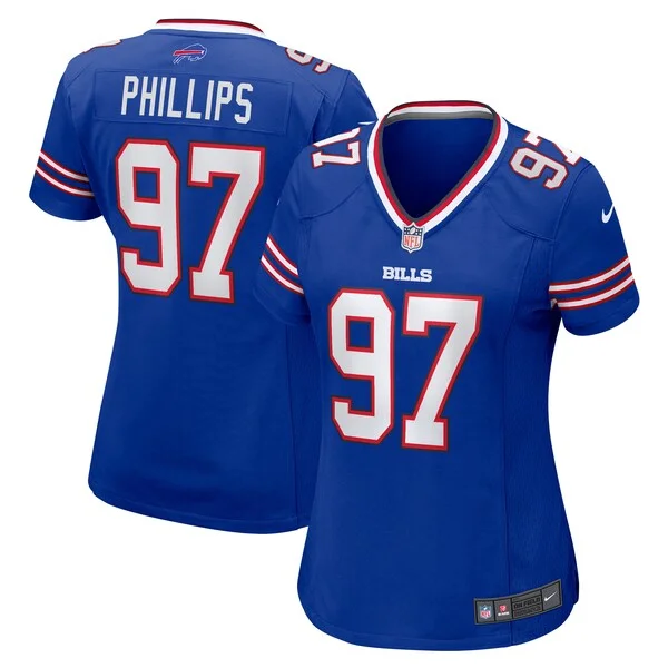 None Jordan Phillips Game Jersey - Royal | NFL Player Jersey