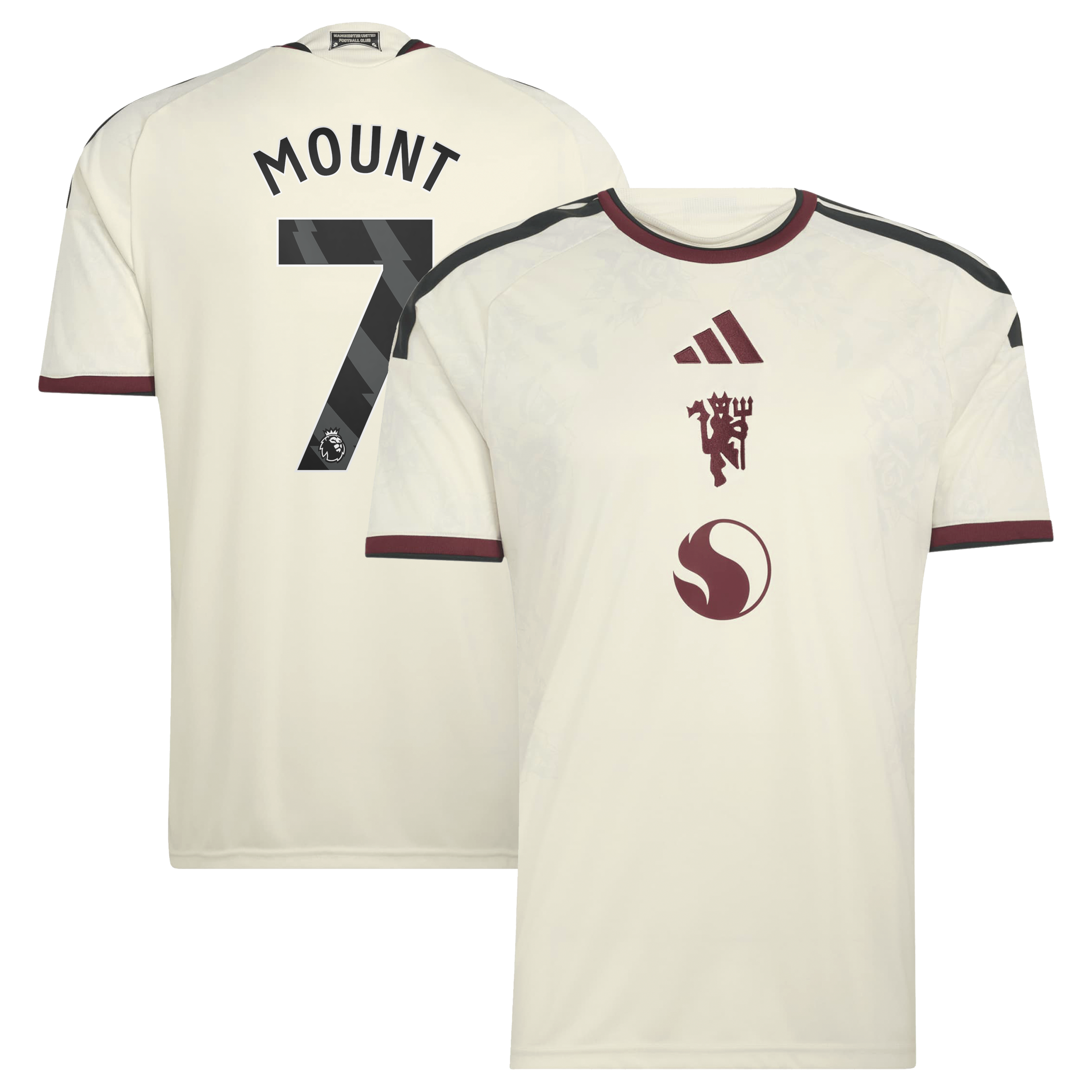 [SJH] Mason Mount Manchester United 2026/27 Third Replica Jersey - Cream