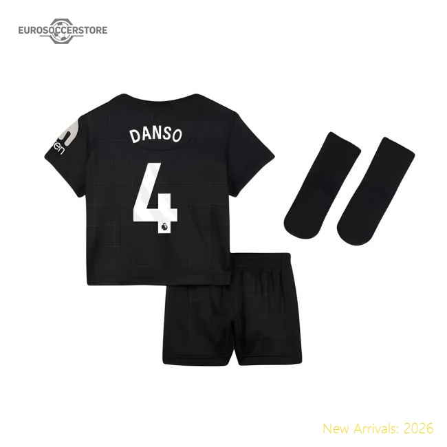 2025-2026 Tottenham Away Baby Kit (Danso 4) Fan Edition