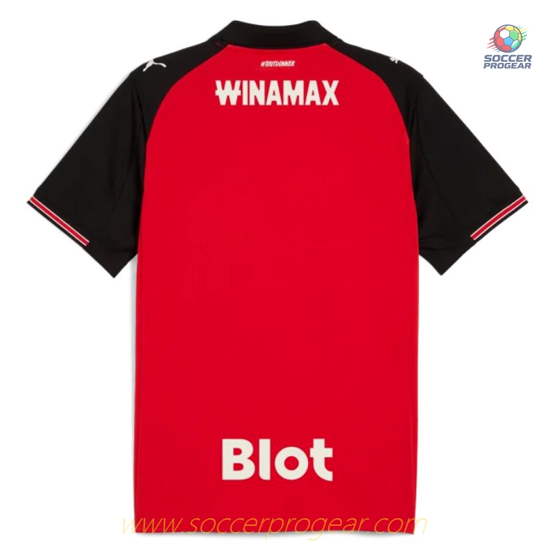 Stade Rennais Home Football Soccer Football Shirt 2025-2026 Season