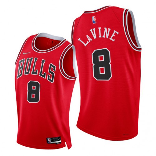 High-Quality Bulls Zach Lavine #8 2021 75th 75th Anniversary NBA