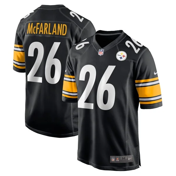Performance Pittsburgh Steelers Game Jersey - Premium Black NFL Fan...
