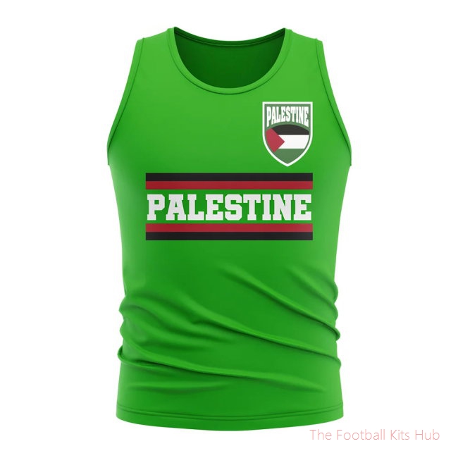 Palestine Core Football Country Sleeveless Tee (Green)