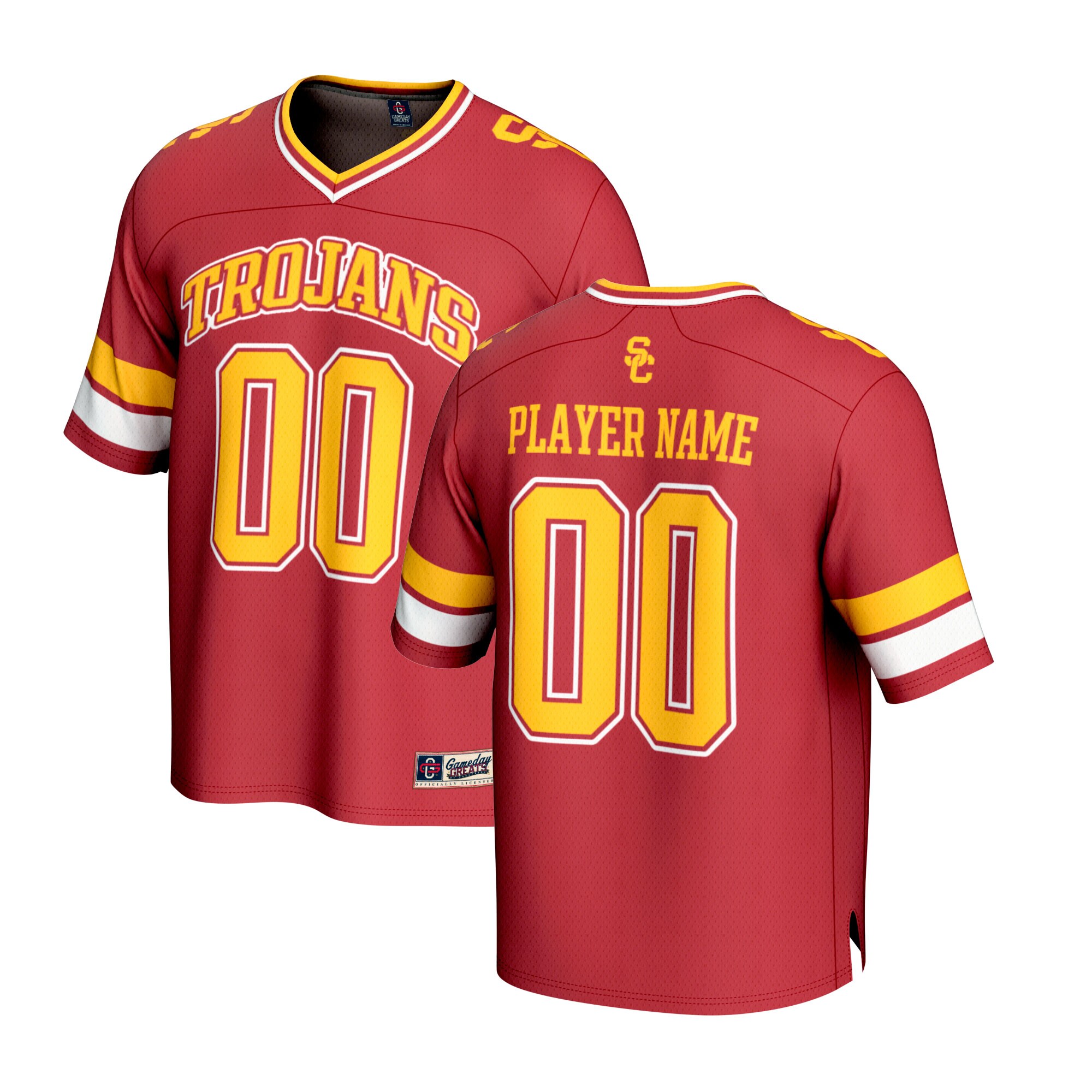 [DDG] USC Trojans GameDay Greats Youth NIL Pick-A-Player Lightweight Football Fashion Jersey - Cardinal