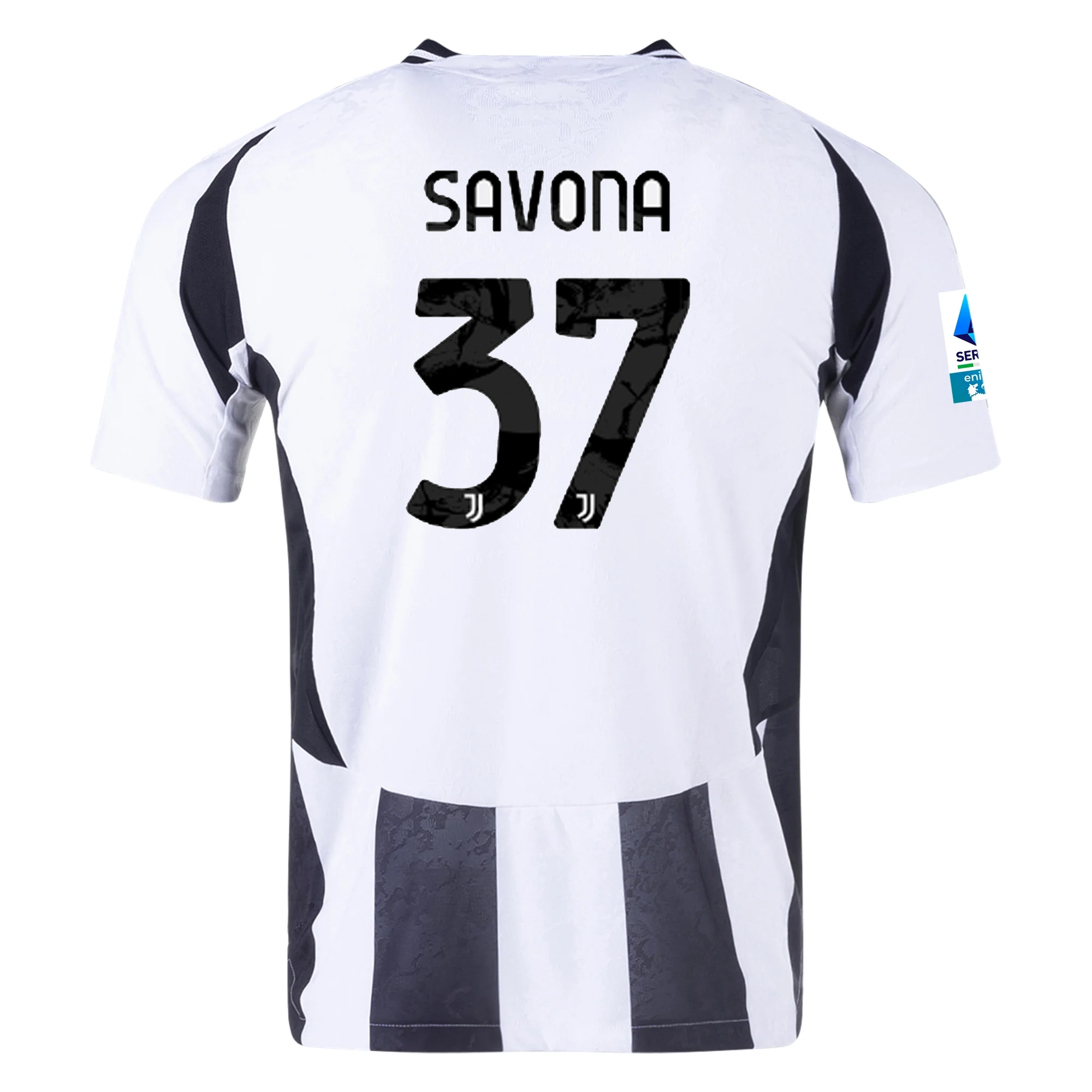 Juventus A Patch 2024-2025 Serie A Home Jersey – Authentic Shirt