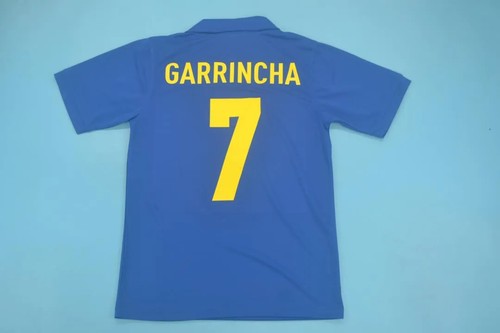 High Quality 1957 Brazil Jersey Retro With Collector's Item Design -