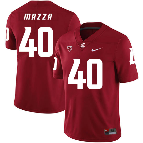 Men's None Red 2024 college football Blake Mazza #40 premium Jersey
