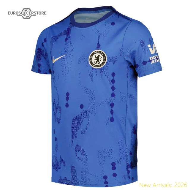 Official 2024-2025 Chelsea Home Pre-match Shirt (blue) - Kids