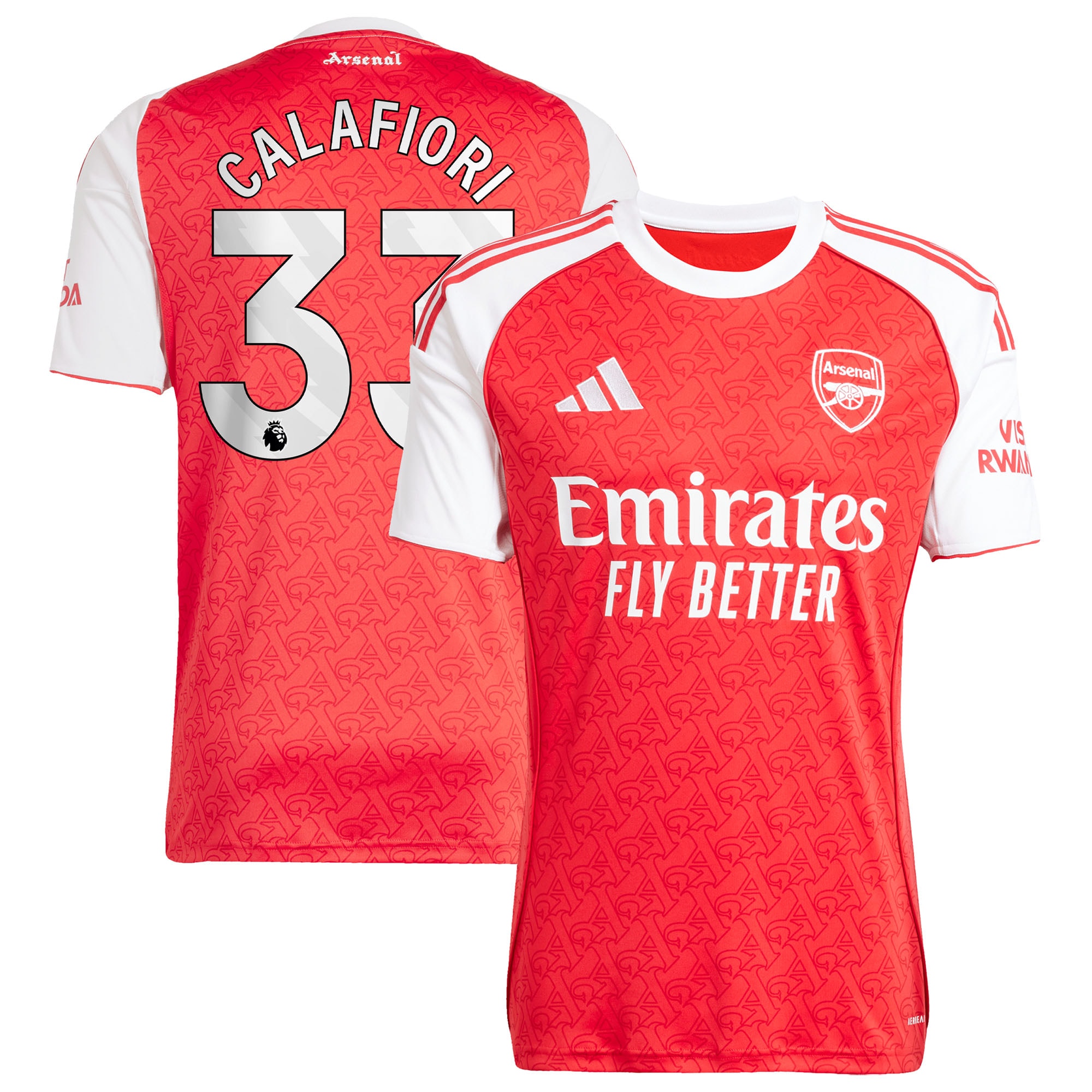 Arsenal Men's 2025 Premium Quality Replica Jersey - Game Jersey