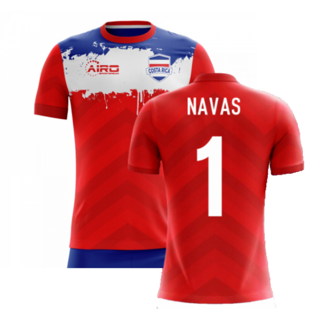 2025-2026 Season Costa Rica Premium Home Shirt Design Concept (Navas 1)